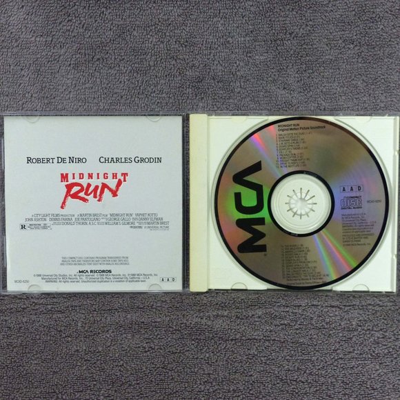 Midnight Run Original Movie Soundtrack CD Score Danny Elfman Rare 1988 MCA Rare - Picture 4 of 12